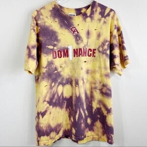 Custom Bleached Graphic Tee Sz L